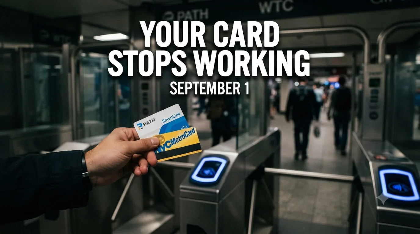 PATH to Stop Accepting SmartLink Cards and MetroCards on Sept. 1, 2026