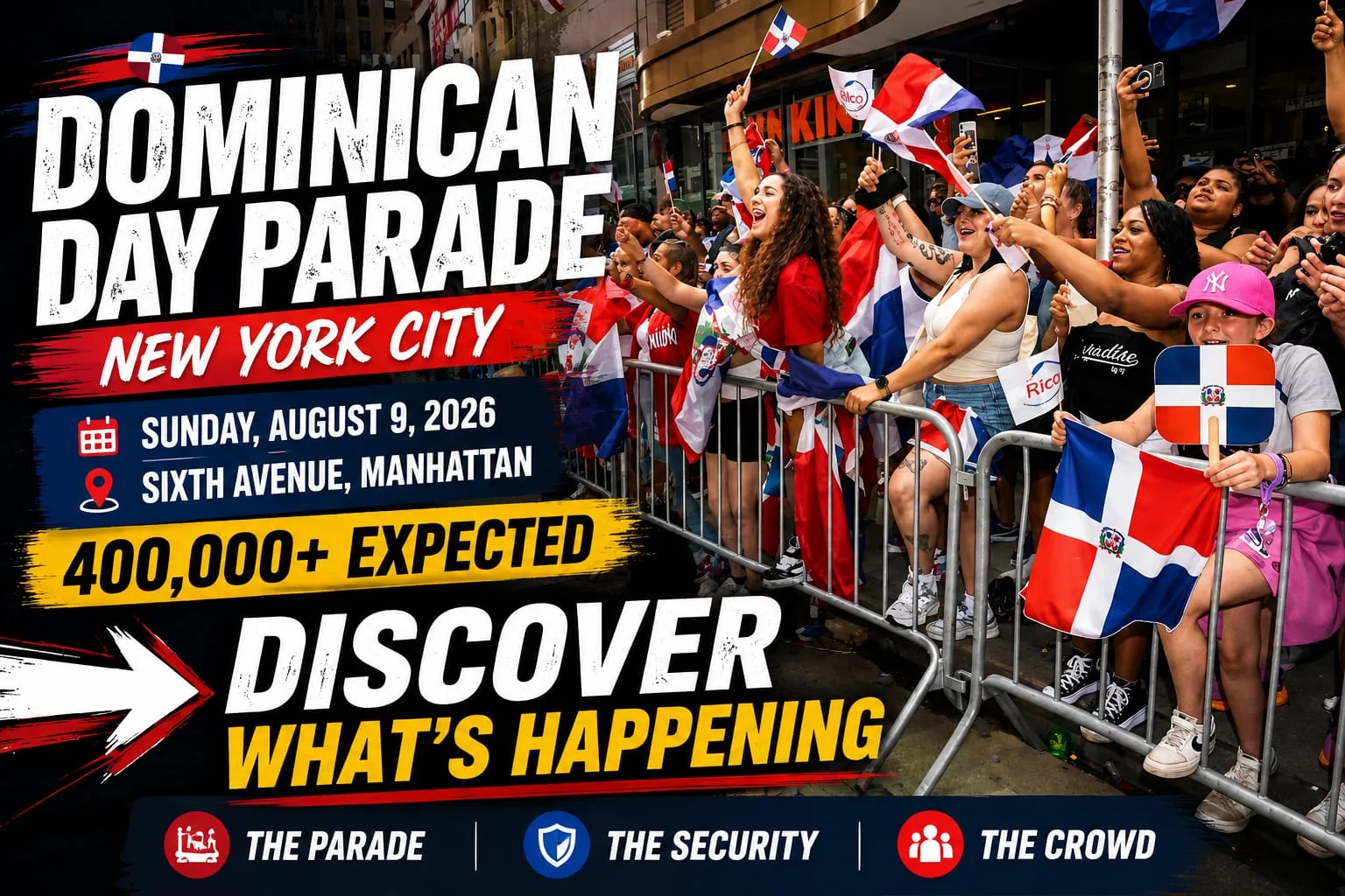 NYPD Prepares for Dominican Day Parade With 400,000 People Expected