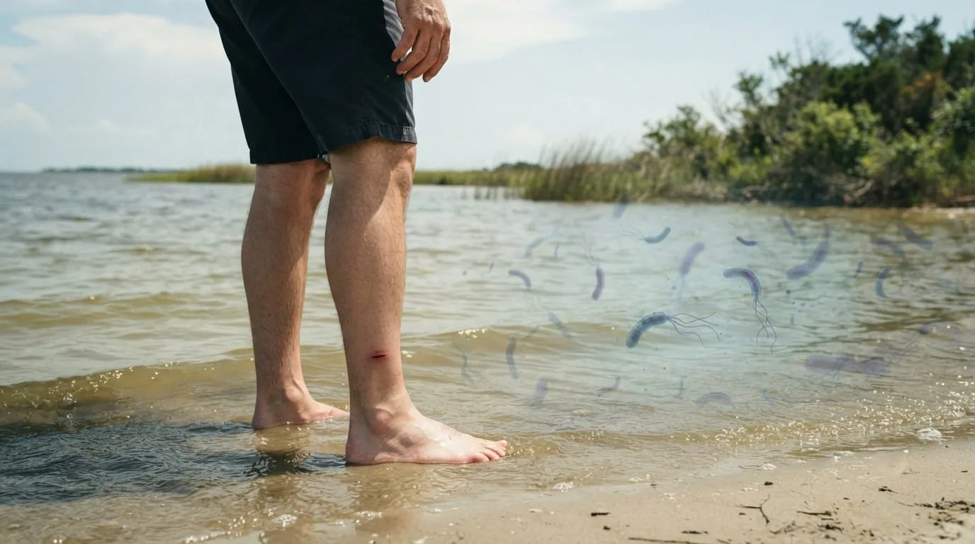 5 Dead Among 9 Cases: Louisiana Warns of “Flesh-Eating” Bacteria - illustration