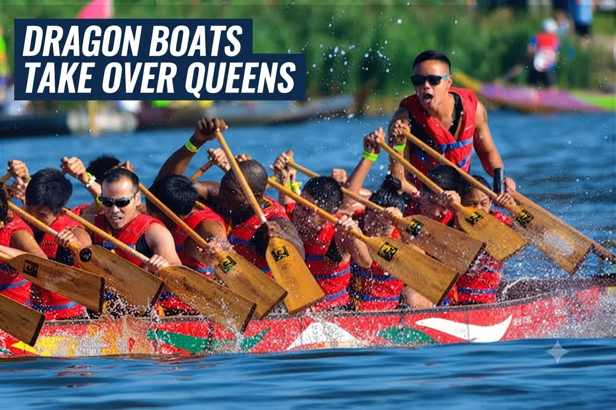 36th Dragon Boat Festival Kicks Off in Queens