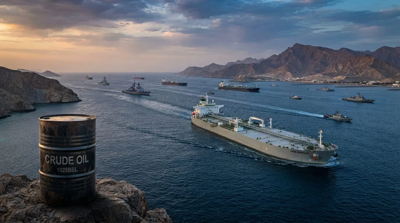 Oil Prices Slide as Hopes Grow for Strait of Hormuz Reopening - illustration