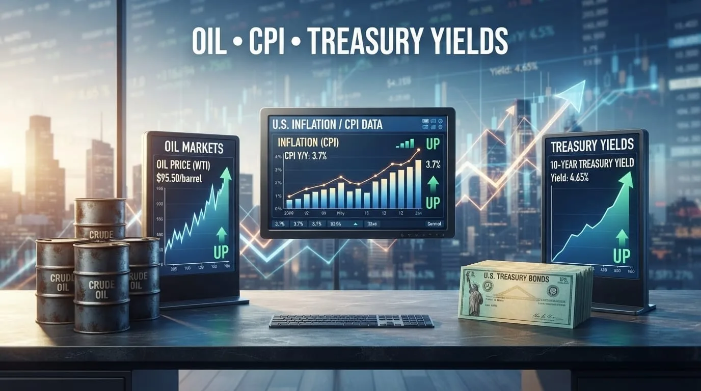 U.S. Treasury Yields Rise Ahead of Inflation Data - illustration